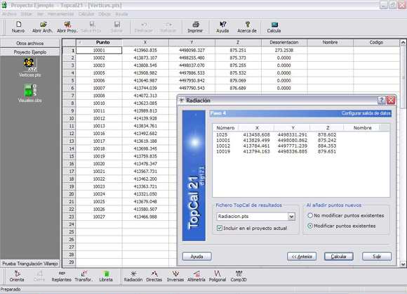 Screenshot of Topcal21